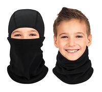 Arcweg Kids Balaclava Ski Mask - Thermal Fleece Neck Warmer, Winter Windproof Face Hood for Boys Girls - Fits Under Helmets for Skiing, Running, Cycling