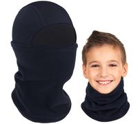 Arcweg Kids Balaclava Ski Mask - Thermal Fleece Neck Warmer, Winter Windproof Face Hood for Boys Girls - Fits Under Helmets for Skiing, Running, Cycling
