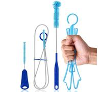 Arcwind 4-in-1 Hydration Bladder Cleaning Kit with 91.5cm Flexible Brush & Collapsible Hanger - Universal Water Bladder Cleaner for 1.5L/2L/3L Hydration Reservoirs