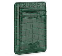ARCWOR Slim Wallet Minimalist Front Pocket RFID Blocking Men and Women Leather Wallets