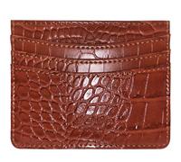 ARCWOR Slim Wallet Minimalist Front Pocket RFID Blocking Men and Women Leather Wallets, Brown-Crocodile, Horizontal
