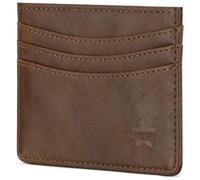 ARCWOR Slim Wallet Minimalist Front Pocket RFID Blocking Men and Women Leather Wallets, Tan-Vintage, Horizontal