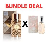 Ard Al Zaafaran Bundle - Jazzab Gold 100 ml & Yara Pink 50 ml, Floral-Woody + Fr