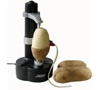 ARDAN STOCK Electric Peeler - Automatic Electric Peeler Machine | Stainless Steel Blade | One-Touch Operation | Dual-Speed Control | Kitchen Gadget for Potatoes, Apples & More
