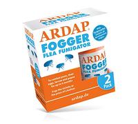 ARDAP Fogger Flea Fumigator 2 x 100ml - Flea bombs for home & animal environment - Flea fogger for home in rooms up to 30m² - Flea bomb, room fogger with effective protection up to 6 months