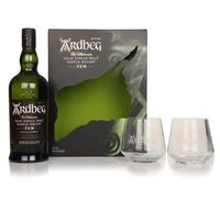Ardbeg 10 Year Old Gift Set with 2x Glasses Single Malt Whisky