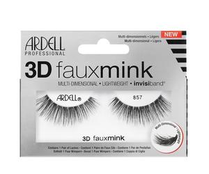 Ardell 3D Faux Mink Multi Dimensional Eyelashes - Black 857 - Invisible Band