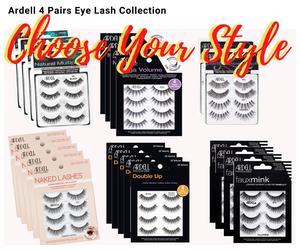 Ardell - 4 Pair False Eye Lashes Collection - Choose Yours Style or Quantity