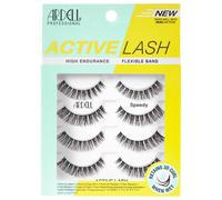 Ardell Active Lash Speedy 3D Curl Water-Resistant Lightweight Strip Lashes, 4 Pairs (1-Pack) B0CSLNGXCB