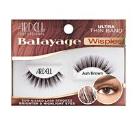 Ardell Balayage Wispies False Eyelashes - Ash Brown, Full Volume and Definition, Natural, Long-Lasting, Wispy Lashes, 1-Pair