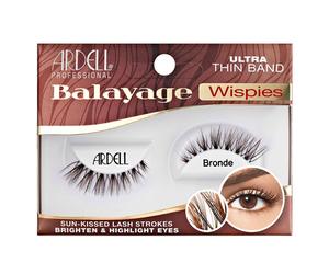 Ardell Balayage Wispies False Eyelashes - Bronde Light Brown and Blonde Blend Natural-Looking Lightweight Volume Wispy Lashes 1 Pair