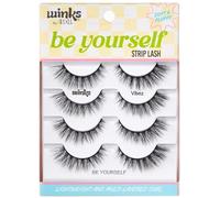 Ardell Be Yourself Lashes, Bold & Expressive Black Strip Lash, Pack of 4