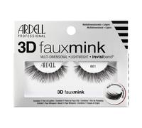 Ardell False Eyelashes 3D Faux Mink Lashes 861 - Lightweight Reusable Strip Lashes with Invisiband Ultra-Fluffy Volume for a Bold and Dramatic Look
