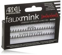 Ardell Fauxmink Individuals Knot Free Medium Lashes Black 60 pcs