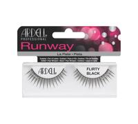 Ardell Glamorous Runway Flirty False Eyelashes - Track | Black | Includes Glue | 1 Pair of Eyelashes