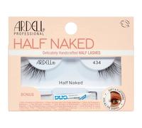 Ardell Half Naked Lashes 434 - Natural Half Lashes for Outer Corner, Soft & Flattering Fit Wispy Volume False Eyelashes, Includes Duo Lash Glue 1g,