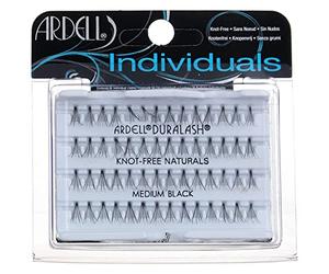 Ardell Individuals Duralash Naturals Knot Free Flares Medium Black "Contain 56 Individual Lashes"