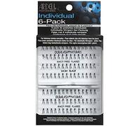 ARDELL Knot-Free Individuals Eye Lashes, Short, Black, Pack of 6