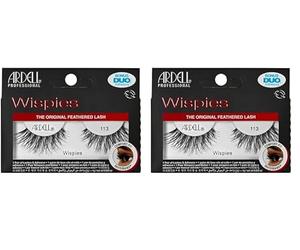 Ardell Lashes Wispies 113 (Pack of 2)