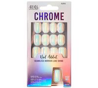Ardell Nail Addict Chrome Aura Press On Nails Short Square Shape Nail Kit 1-Pack