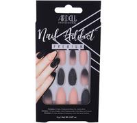 Ardell Nail Addict Black Stud & Pink Ombre Artificial Nails - 24 pcs
