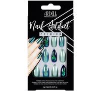 Ardell Nail Addict Artificial Nails - Green Glitter Chrome (24stk)
