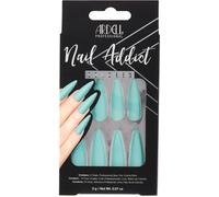 Ardell Nail Addict Artificial Nails - Matte Blue (24 PCS)