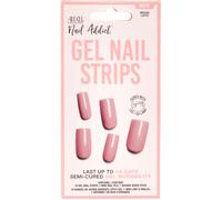 Ardell Nail Addict Gel Nail Strips - Mocha Latte Cures with LED/UV Lamp Lasts Up To 14 Days 1-pack