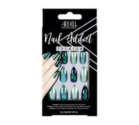 Ardell Nail Addict Artificial Nails - Green Glitter Chrome (24stk)