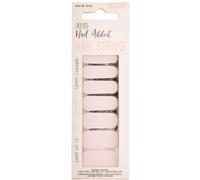 Ardell Nail Addict Nail Strips Kiss Me Quick Nail Wraps No LED Lamp Needed Long-Lasting Gel Nail Stickers 16 Strips with Mini Nail File & Woo