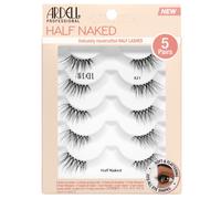 Ardell Naked Half Lashes 421 - Delicately Handcrafted Cat Eye False Eyelashes, 5-Pairs, 1-Pack