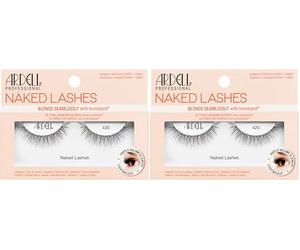 Ardell Naked Lashes 420 False Eyelashes, Vegan Friendly, 1 Pair (Pack of 2)
