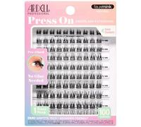 Ardell Press On Lashes Faux Mink Natural - Pre-Glued Underlash Extensions, DIY Lash Clusters, Natural Eyelash Clusters, No Glue Needed Cluster Eyelash Extensions, 100 ct