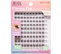 Ardell Press On Lashes Naked Natural - Pre-Glued Underlash Extensions, DIY Lash Clusters, Natural Eyelash Clusters, No Glue Needed Cluster Eyelash Extensions, 100 ct