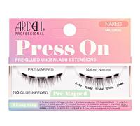 Ardell Press On Lashes Pre-Mapped DIY Lash Clusters - Naked Natural, Pre-Glued Underlash, Reusable False Eyelashes, Eyelash Extensions