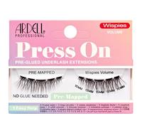 Ardell Press On Lashes Pre-Mapped DIY Lash Clusters - Wispies Volume, Pre-Glued Underlash, Natural Look False Eyelashes, Eyelash Extensions