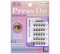 Ardell Press On Overlash 3D Fauxmink Volume 854 - Self Adhesive Lash Clusters, No Glue Needed Eyelashes, Pre Glued Cluster Eyelash Extensions, 1 Pack