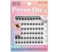 Ardell Press On Pre-Glued Underlash Eyelash Extensions, Naked Soft Volume Cluster Lashes Kit, Beginner-Friendly DIY Lash Extension Kit with Applicator, Assorted Lengths, 60 Lash Clusters