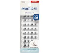 Ardell Seamless Underlash Wispies Lash Clusters - Individual Lashes Natural Eyelash Clusters with Invisiband, Cluster Eyelash Extensions, DIY Lash Extension, 32 ct
