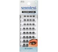 Ardell Seamless Undies Underlash Eyelash Extensions Refill, Faux Mink L Curl Lash Cluster Kit, Intense Flick Curl Lash Extensions, Up to 5 Applications, Assorted Eyelash Lengths, 32 Knot-Free Clusters