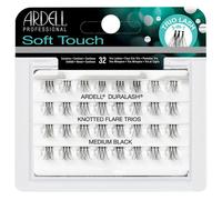Ardell Soft Touch Knotted Flare Trios Medium Black 32 pcs