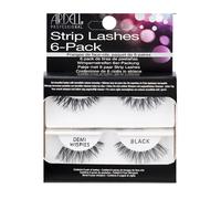 Ardell -Strip Lashes Demi Wispies Black 6 Pairs Per Pack - Choose Your Quantity