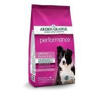 Arden Grange Adult Performance Dry Dog Food with Fresh Chicken and Rice, 12 kg