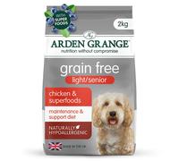 Arden Grange Grain Free Chicken and Superfoods Light/Senior Dog Food - 2kg