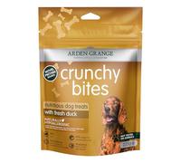 Arden Grange Crunchy Bites Duck 10 x 225 g - Oven-Baked Dog Treats with 34% Duck, Joint Support and Omega-3 - Naturally Hypoallergenic - Made in England