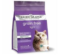 ARDEN GRANGE LIGHT : 400g, 2kg, 4kg Dry Cat Food bpl Grain Free Hypo Allergenic