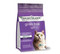 Arden Grange Light grain free adult cat with fresh chicken & potato 2kg
