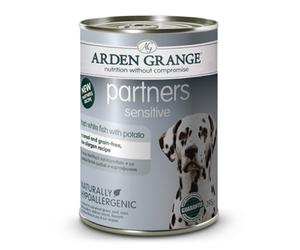 Arden Grange Partner Adult Sensitive White Fish & Potato 395G - 6 Pack