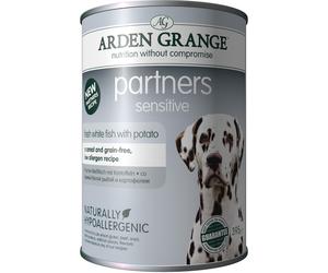 Arden Grange Partners Sensitive Fresh White Fish with Potato 6 x 395gms cans