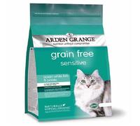 ARDEN GRANGE SENSITIVE CAT 400G 2KG 4KG premium grain free complete dry food bpl